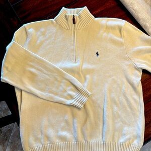 Men’s 1/4 Zip Polo Sweater